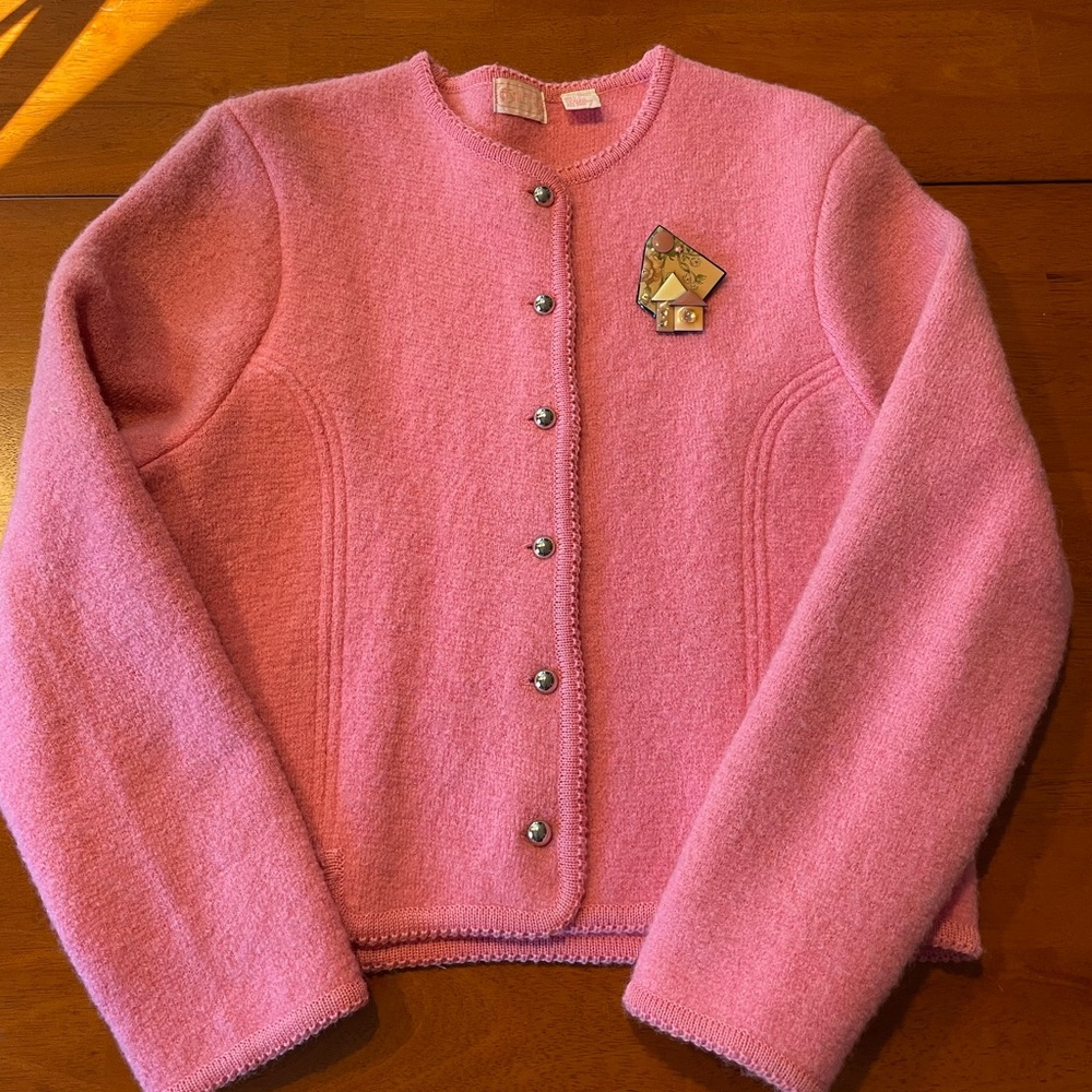 Woman’s size 14 Ashley boiled wool sweater jacket